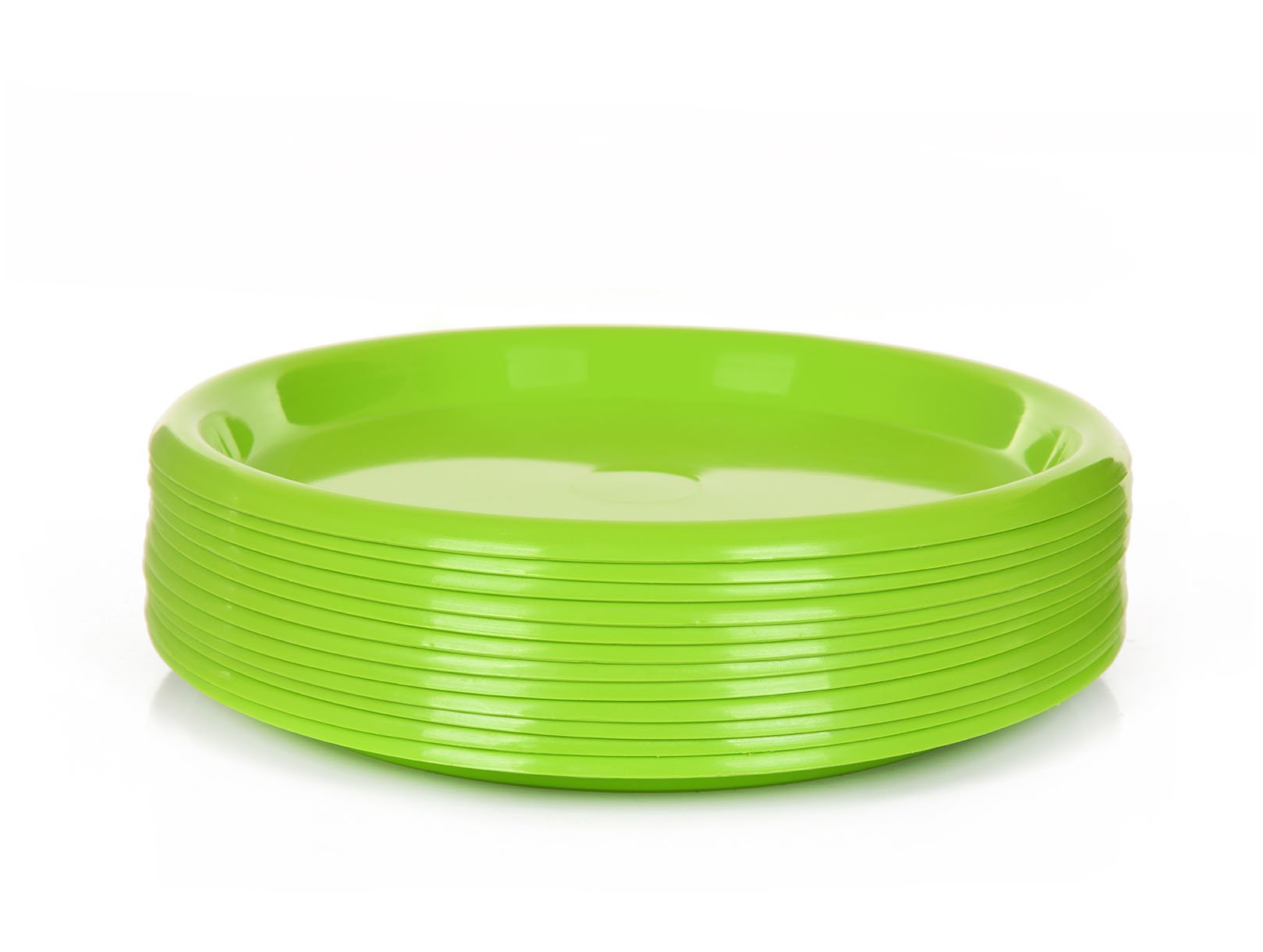 Mintra Home - Assiettes en Plastique - Grand 21.5cm (Lot de 12) - Mintra France