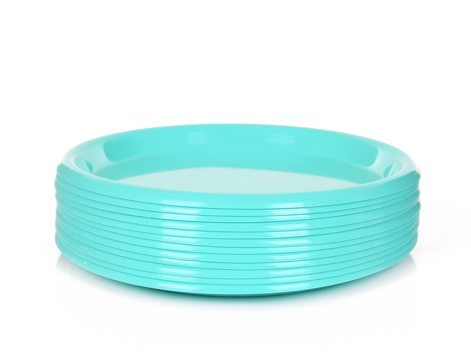 Mintra Home - Assiettes en Plastique - Grand 21.5cm (Lot de 12) - Mintra France