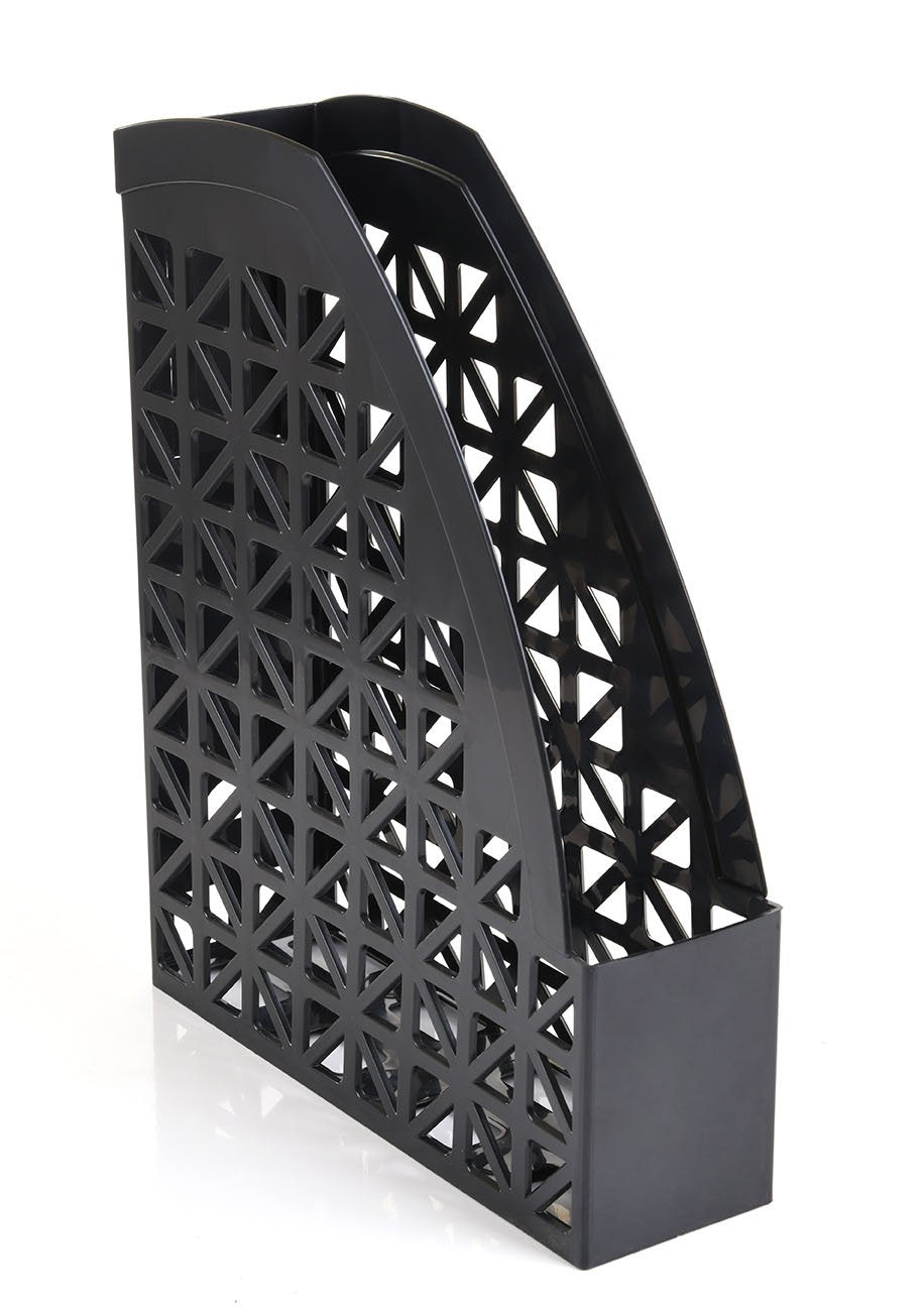 Boîtes de rangement en plastique pour bureau (2 Lots, Fichier Magasine)-Mintra France