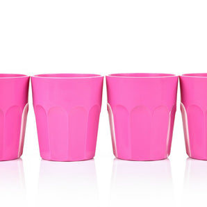 Petit Gobelet en Plastique Incassable 380ml (Lot de 4)