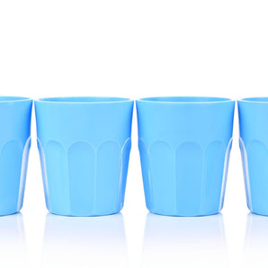 Petit Gobelet en Plastique Incassable 380ml (Lot de 4)