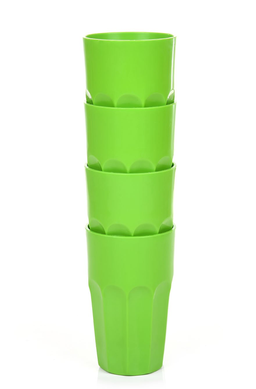 Mintra Home - Grand Verre en Plastique Incassable 450ml (Lot de 4) - Mintra France