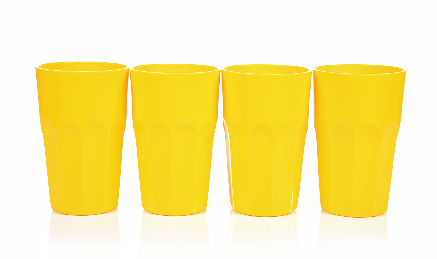 Mintra Home - Grand Verre en Plastique Incassable 450ml (Lot de 4) - Mintra France