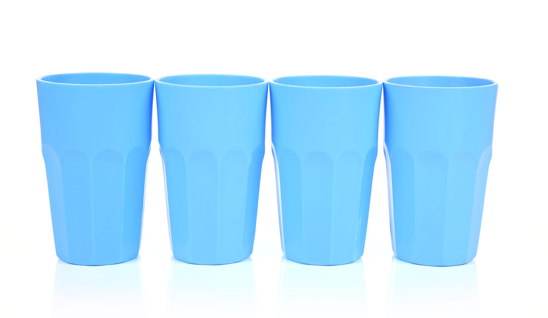 Mintra Home - Grand Verre en Plastique Incassable 450ml (Lot de 4) - Mintra France