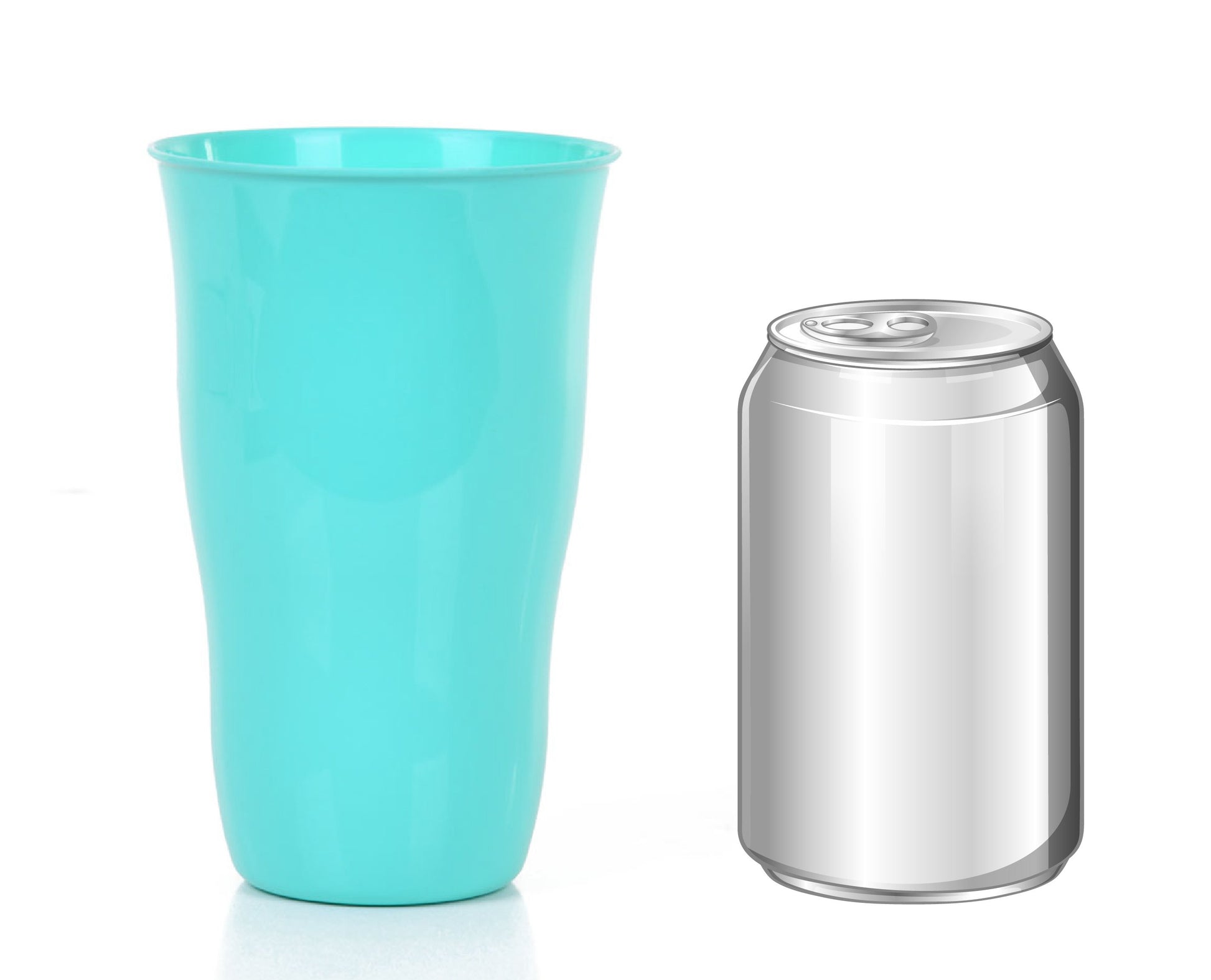 Gobelet réutilisable en plastique 650ml (Lot de 6)