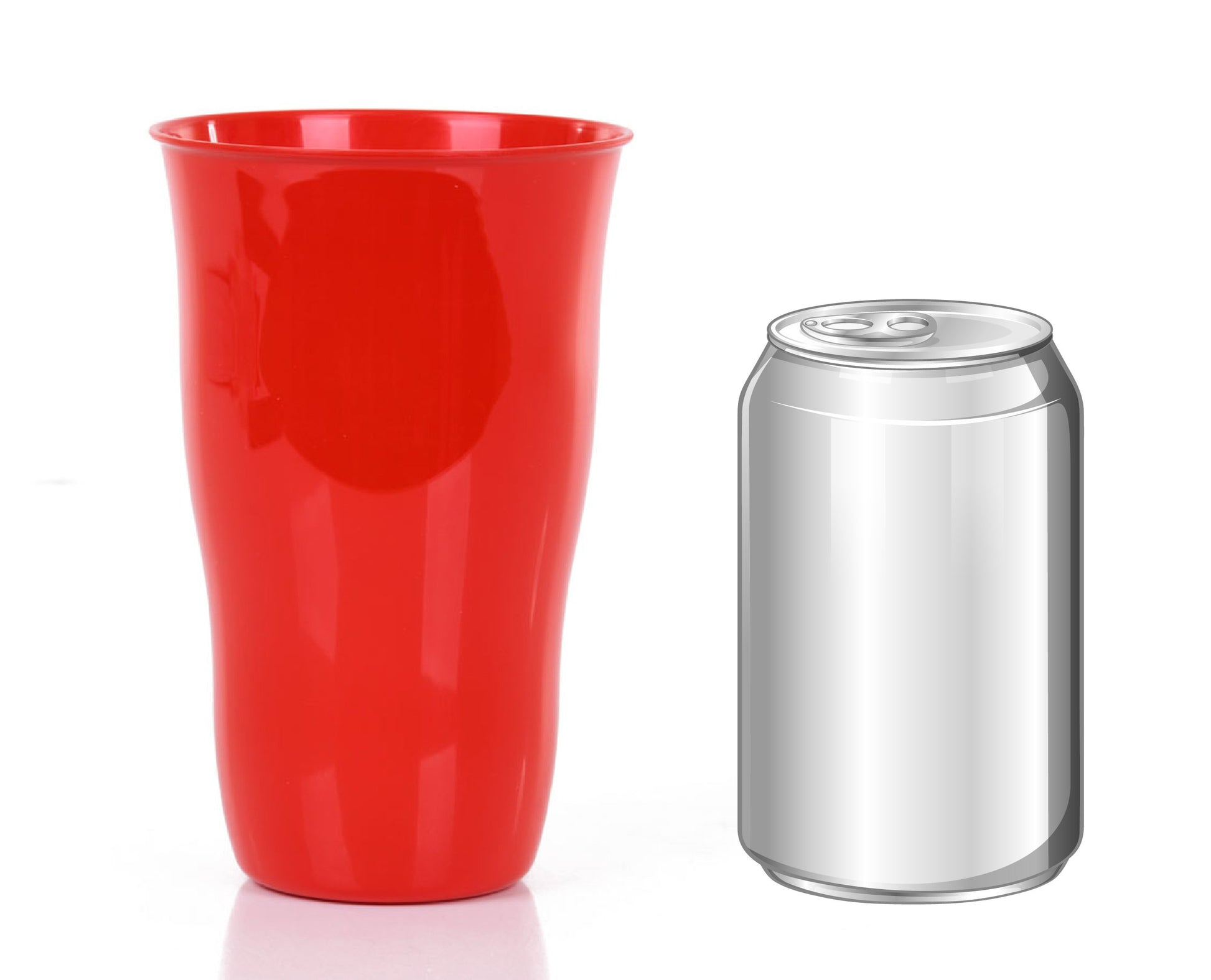 Gobelet réutilisable en plastique 650ml (Lot de 6)