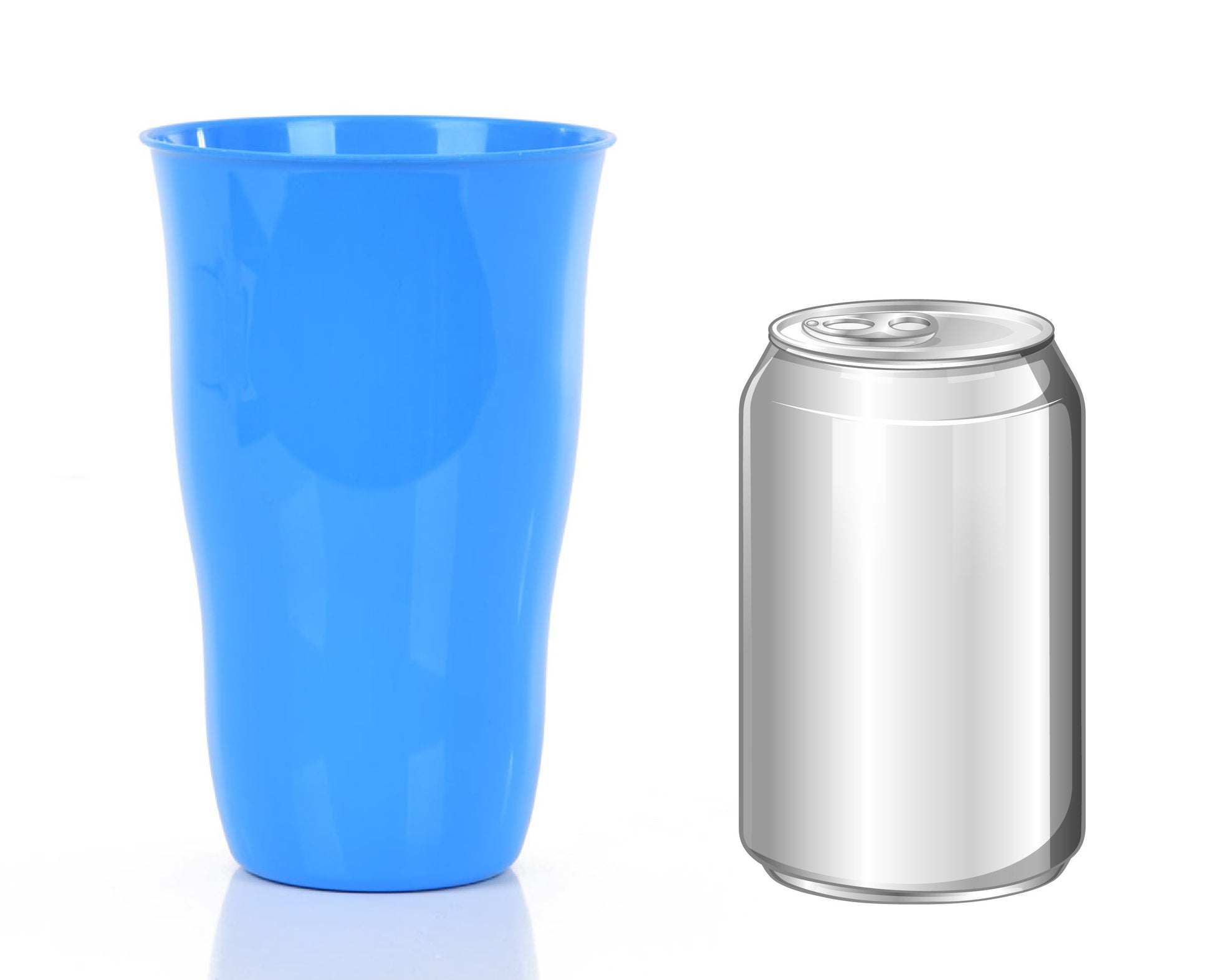 Gobelet réutilisable en plastique 650ml (Lot de 6)