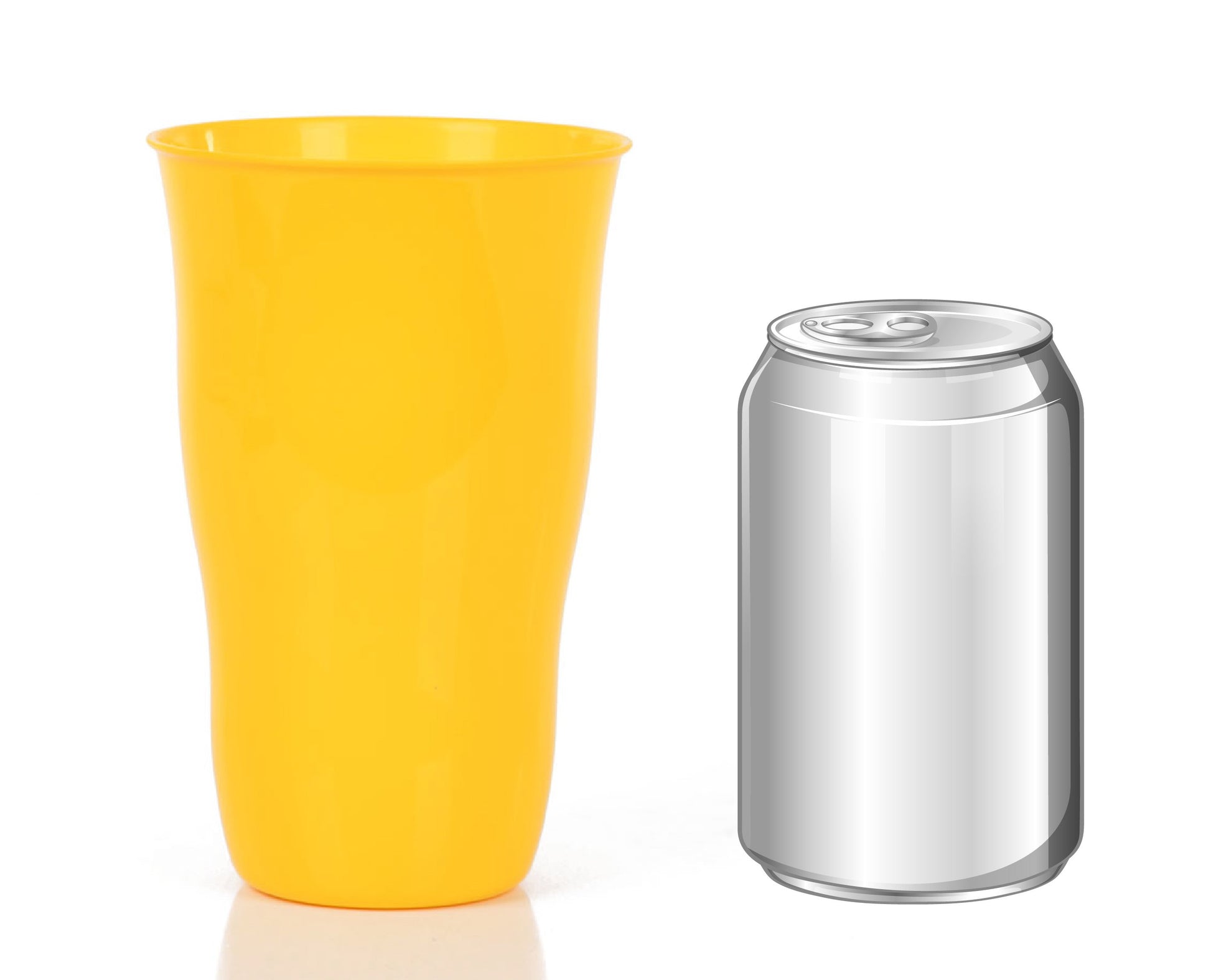 Gobelet réutilisable en plastique 650ml (Lot de 6)