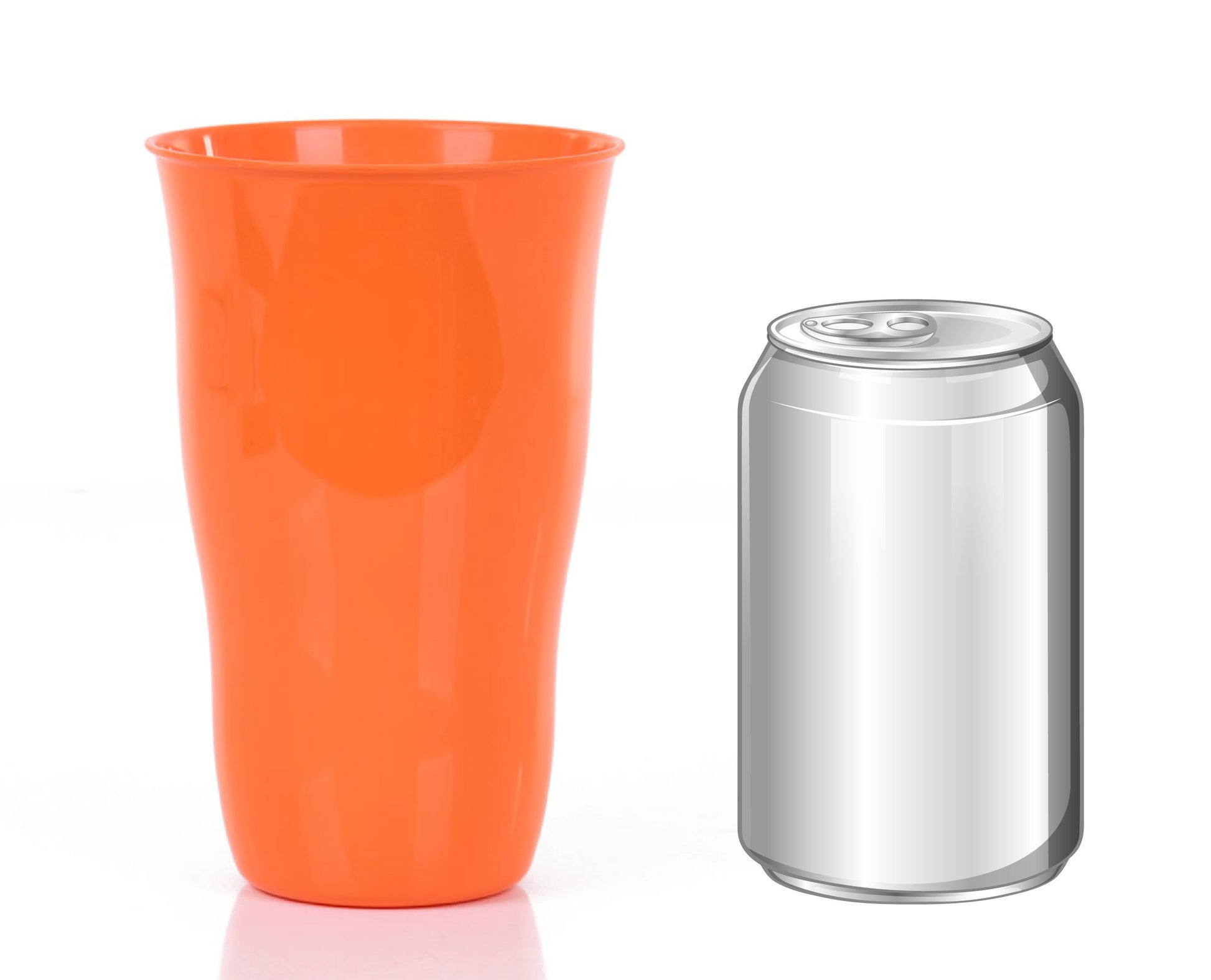 Gobelet réutilisable en plastique 650ml (Lot de 6)