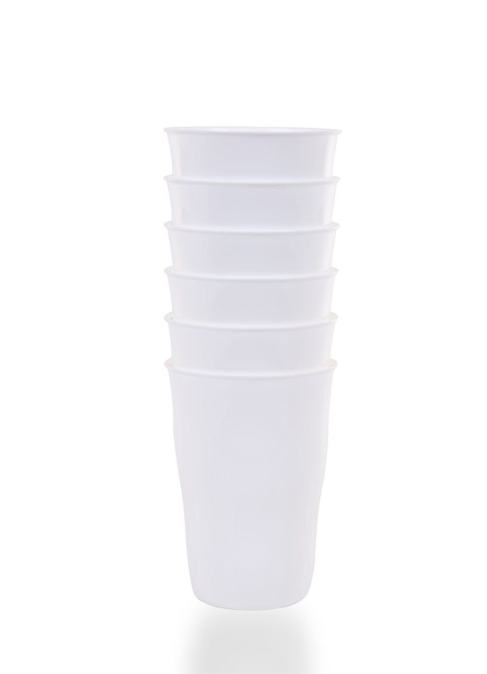 Gobelet réutilisable en plastique 350ml (Lot de 6)- Mintra France