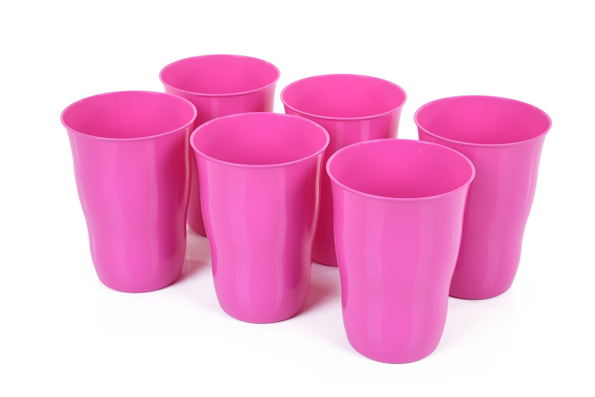 Gobelet réutilisable en plastique 350ml (Lot de 6)- Mintra France