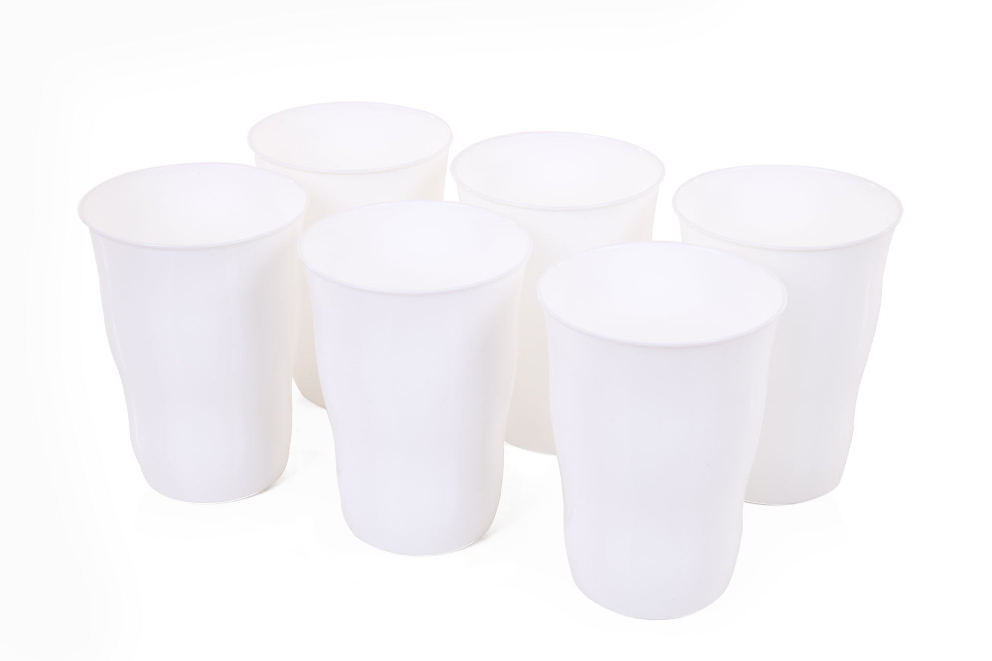 Gobelet réutilisable en plastique 350ml (Lot de 6)- Mintra France