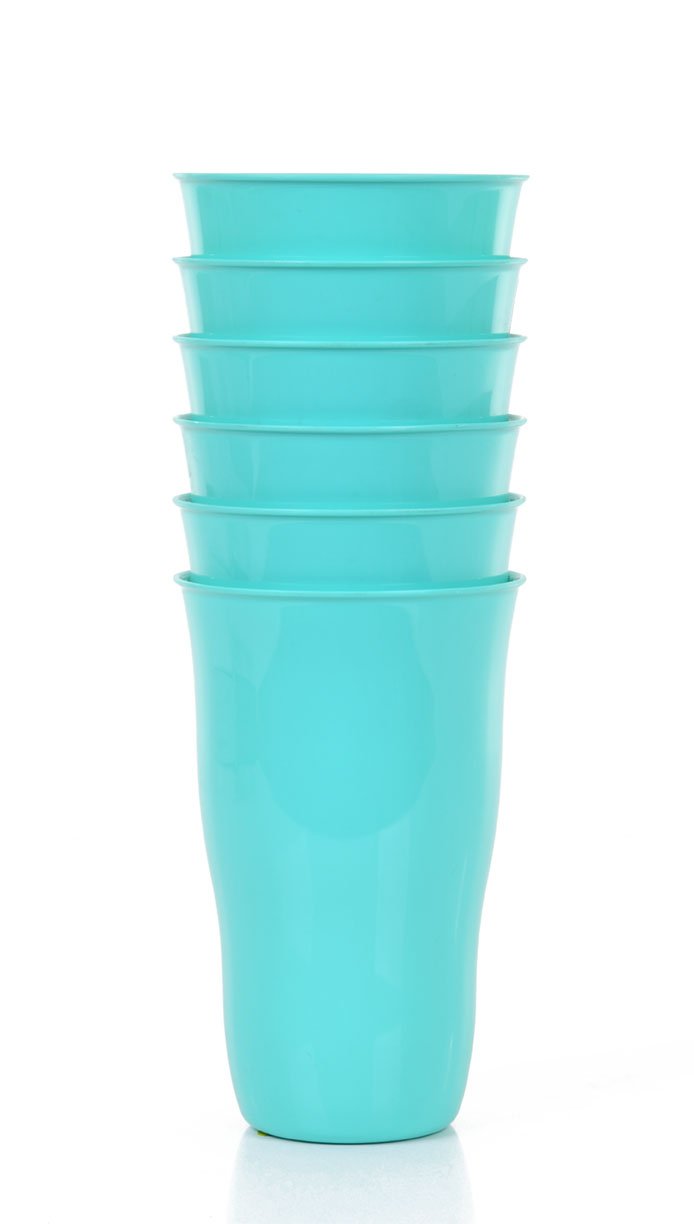Gobelet réutilisable en plastique 650ml (Lot de 6)