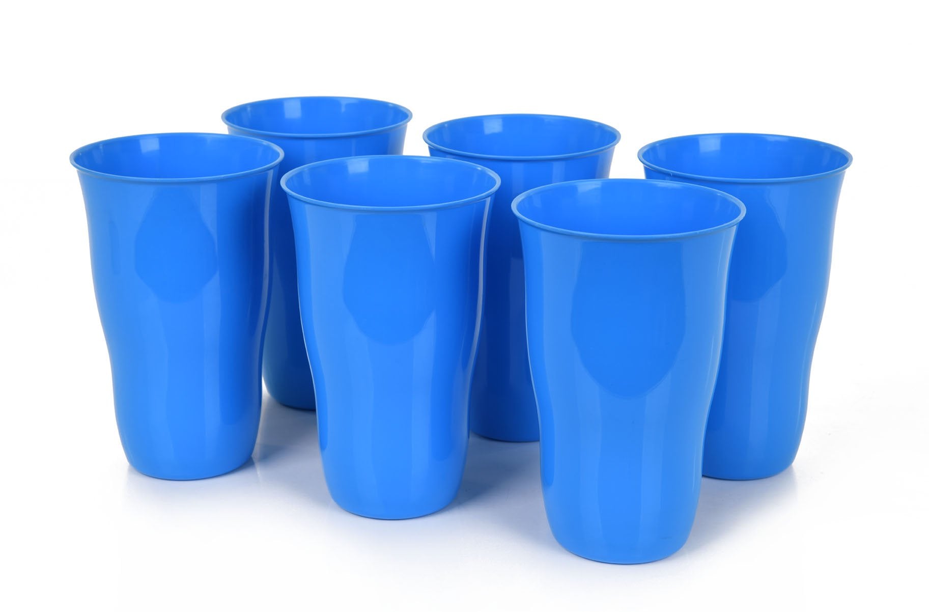 Gobelet réutilisable en plastique 650ml (Lot de 6)