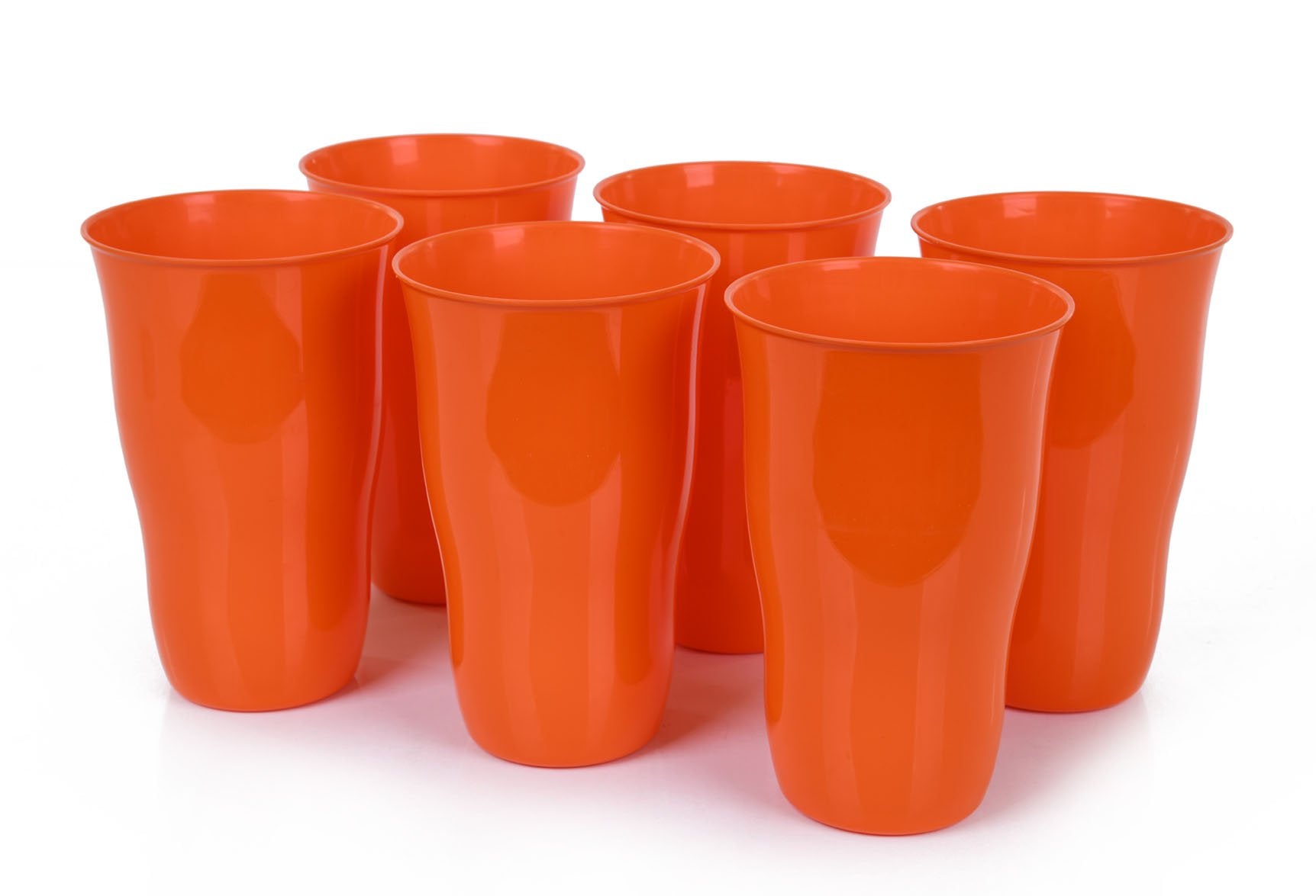 Gobelet réutilisable en plastique 650ml (Lot de 6)