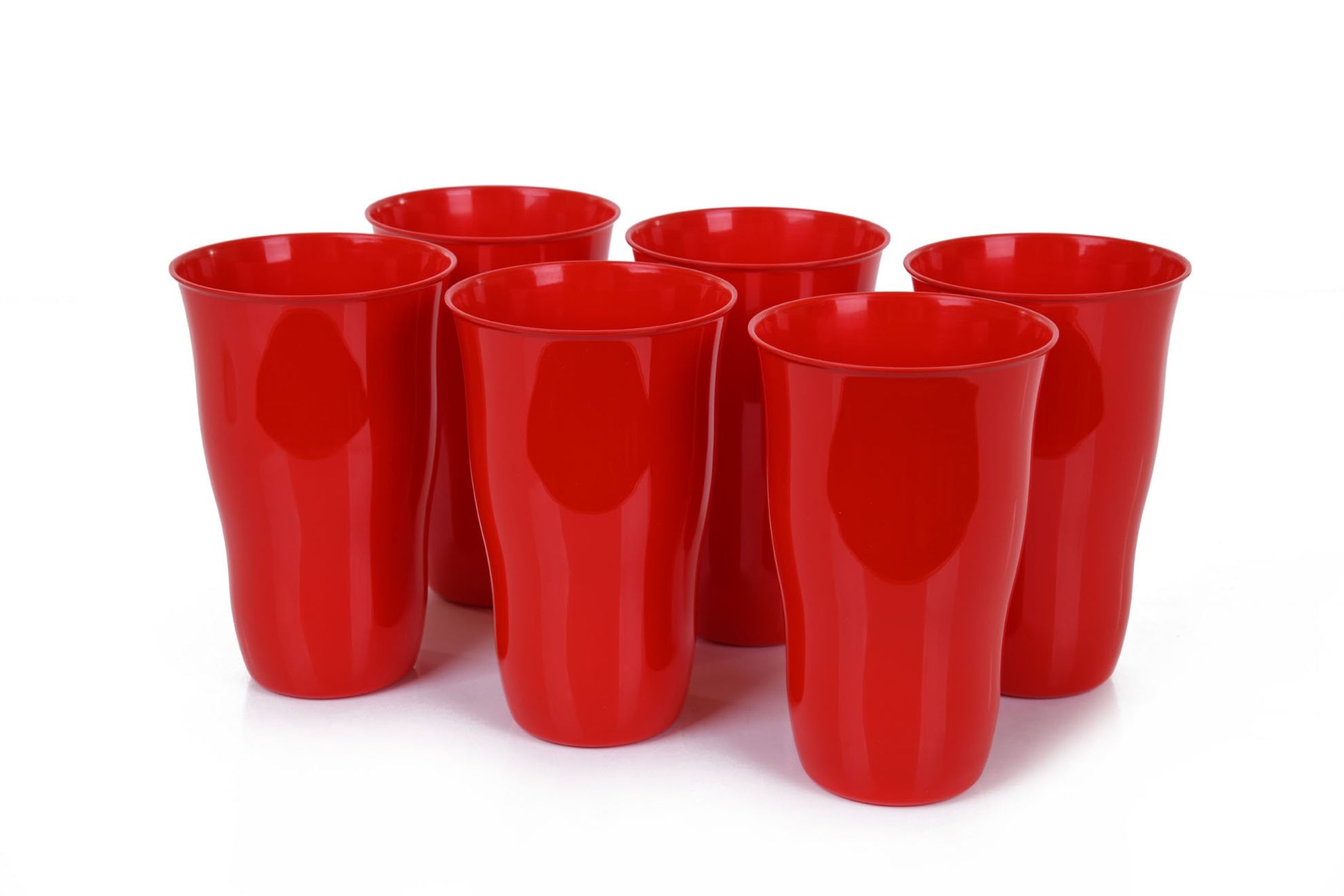 Gobelet réutilisable en plastique 650ml (Lot de 6)