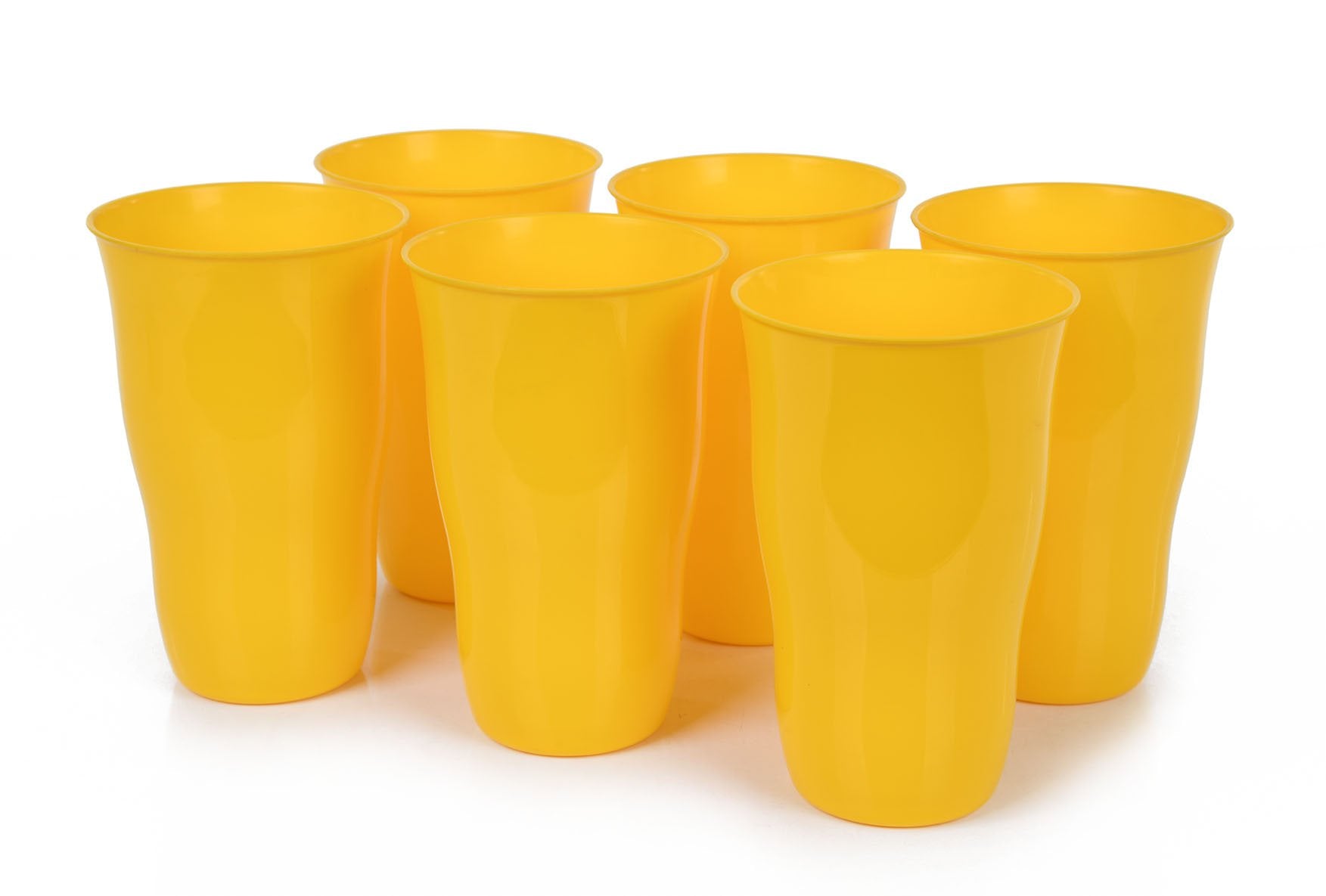 Gobelet réutilisable en plastique 650ml (Lot de 6)