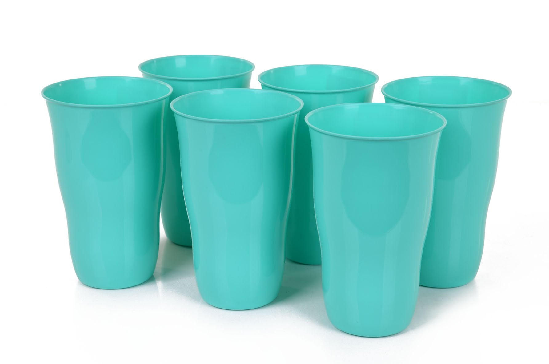 Gobelet réutilisable en plastique 650ml (Lot de 6)