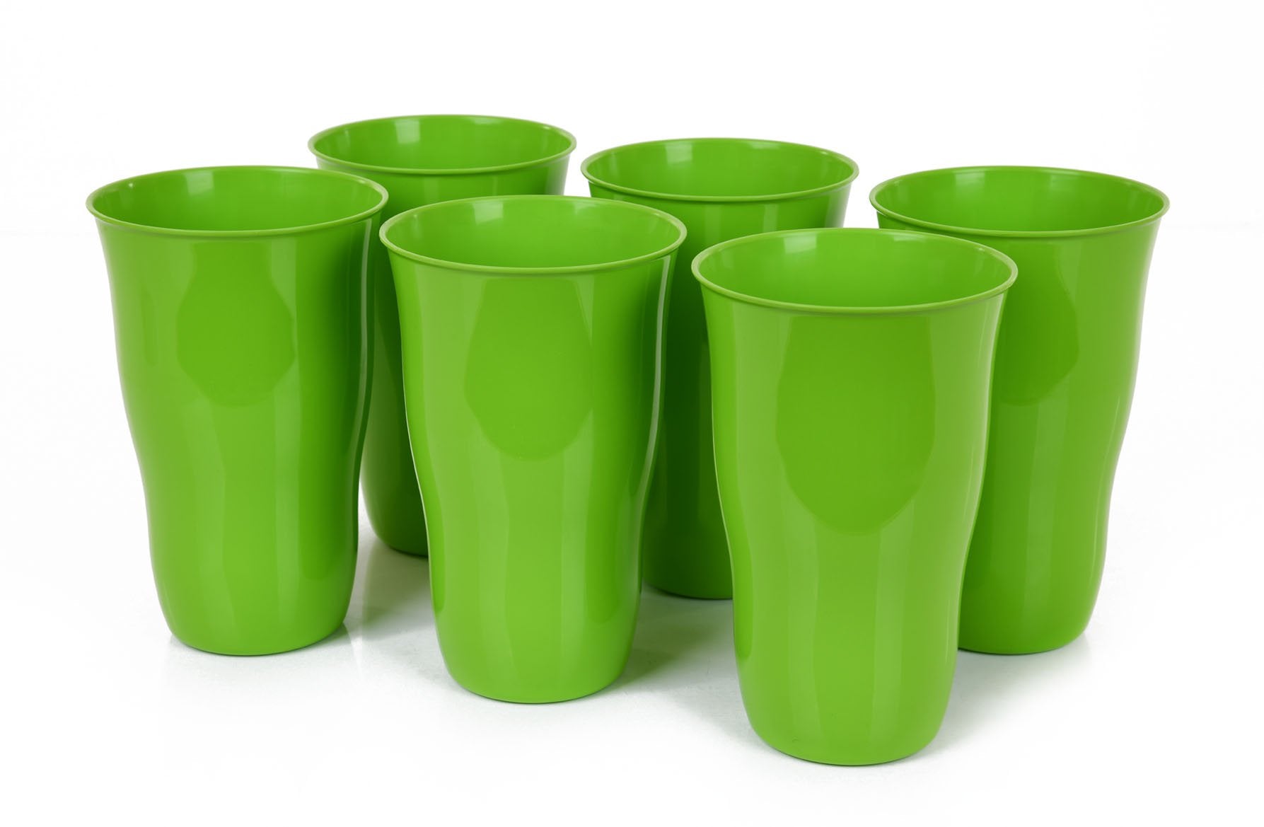 Gobelet réutilisable en plastique 650ml (Lot de 6)