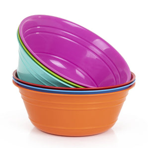 Mintra Home-Bol en plastique incassable - Bol avec 2 poignées (Lot de 4 - Petit) - Mintra France