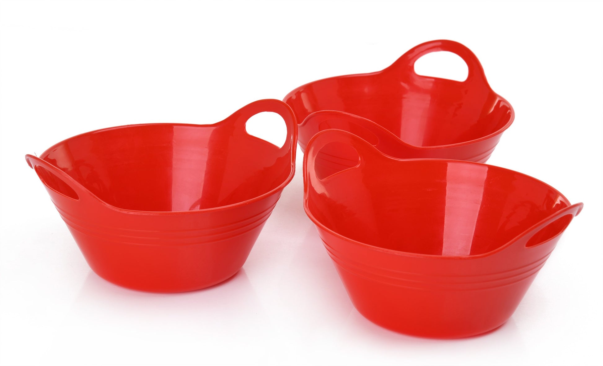 Mintra Home - Bol en Plastique avec poignées, Lot de 3 (petit, 970 ml) - Mintra France