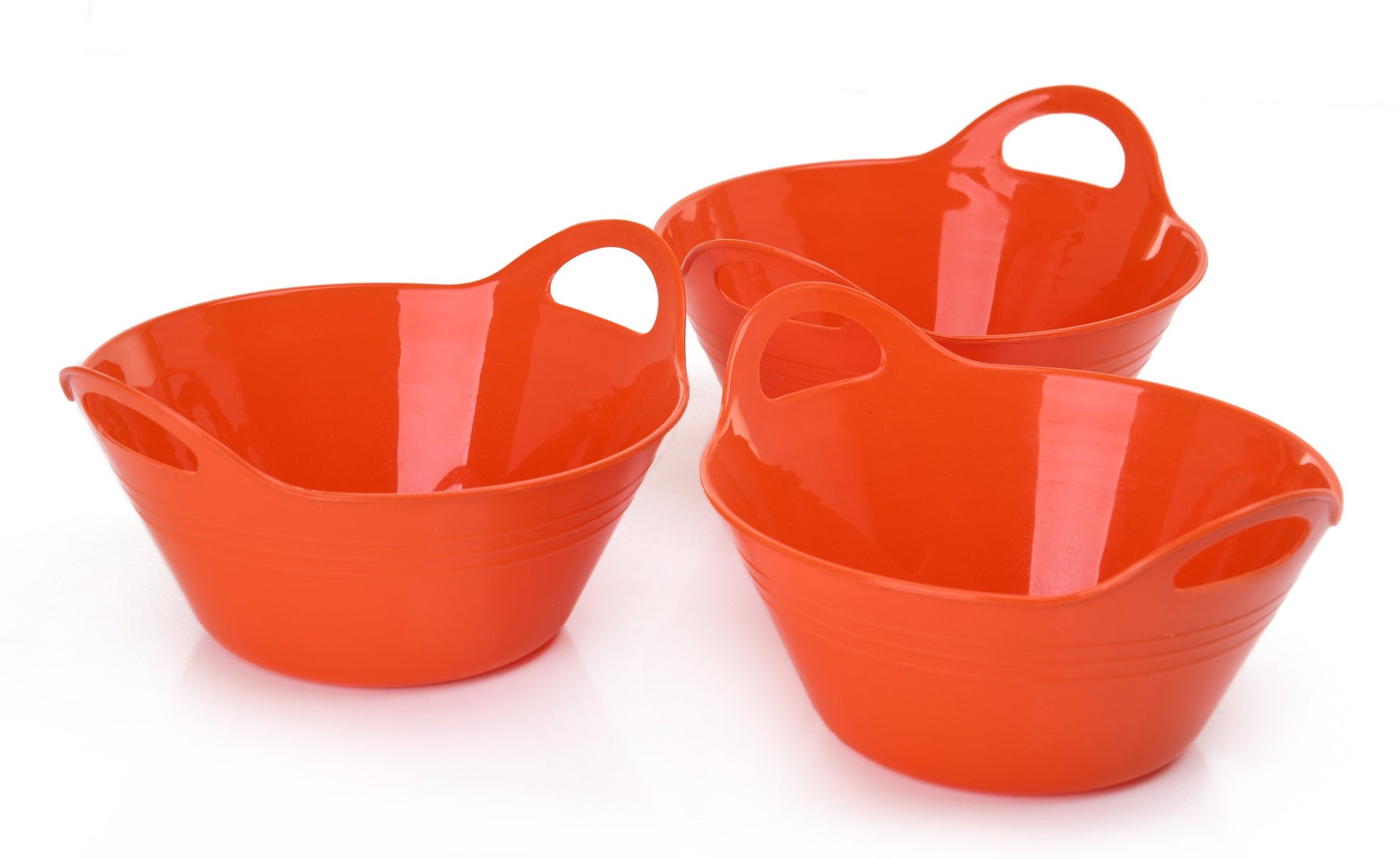 Mintra Home - Bol en Plastique avec poignées, Lot de 3 (petit, 970 ml) - Mintra France