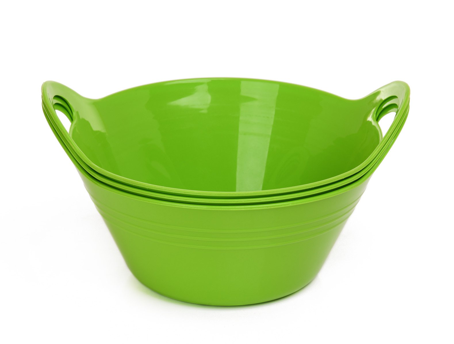 Mintra Home - Bol en Plastique avec poignées, Lot de 3 (petit, 970 ml) - Mintra France