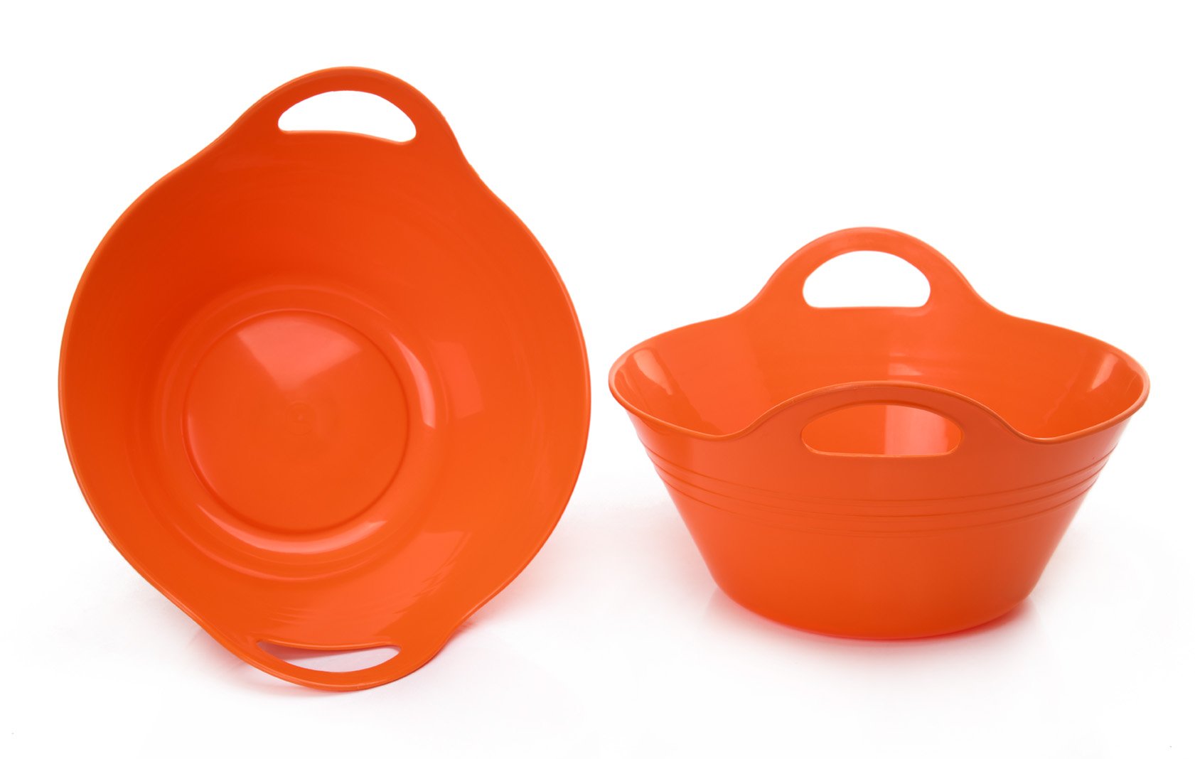 Bol en Plastique avec Poignées, (Lots de 2, Medium, 2.5L)