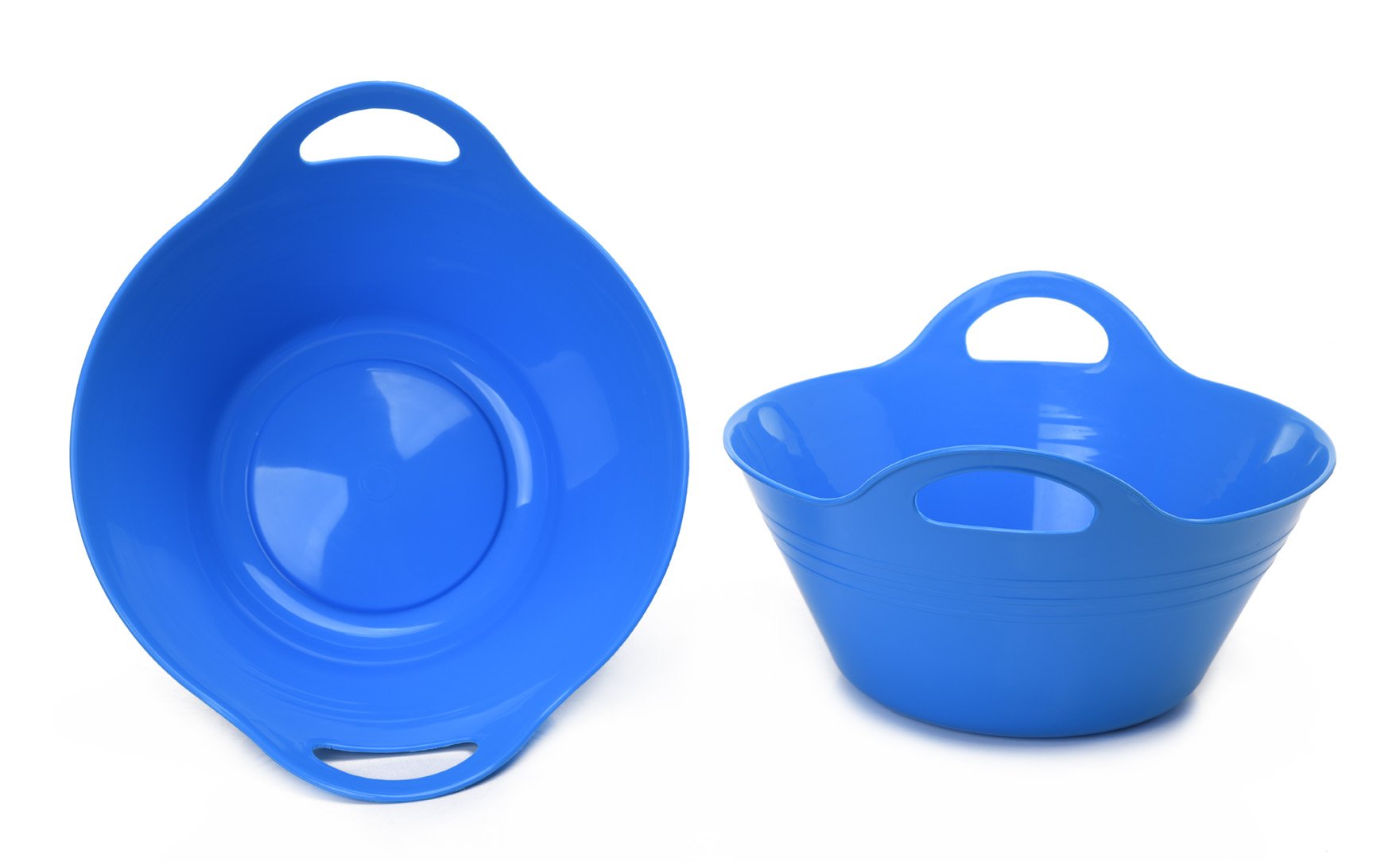 Bol en Plastique avec Poignées, (Lots de 2, Medium, 2.5L)