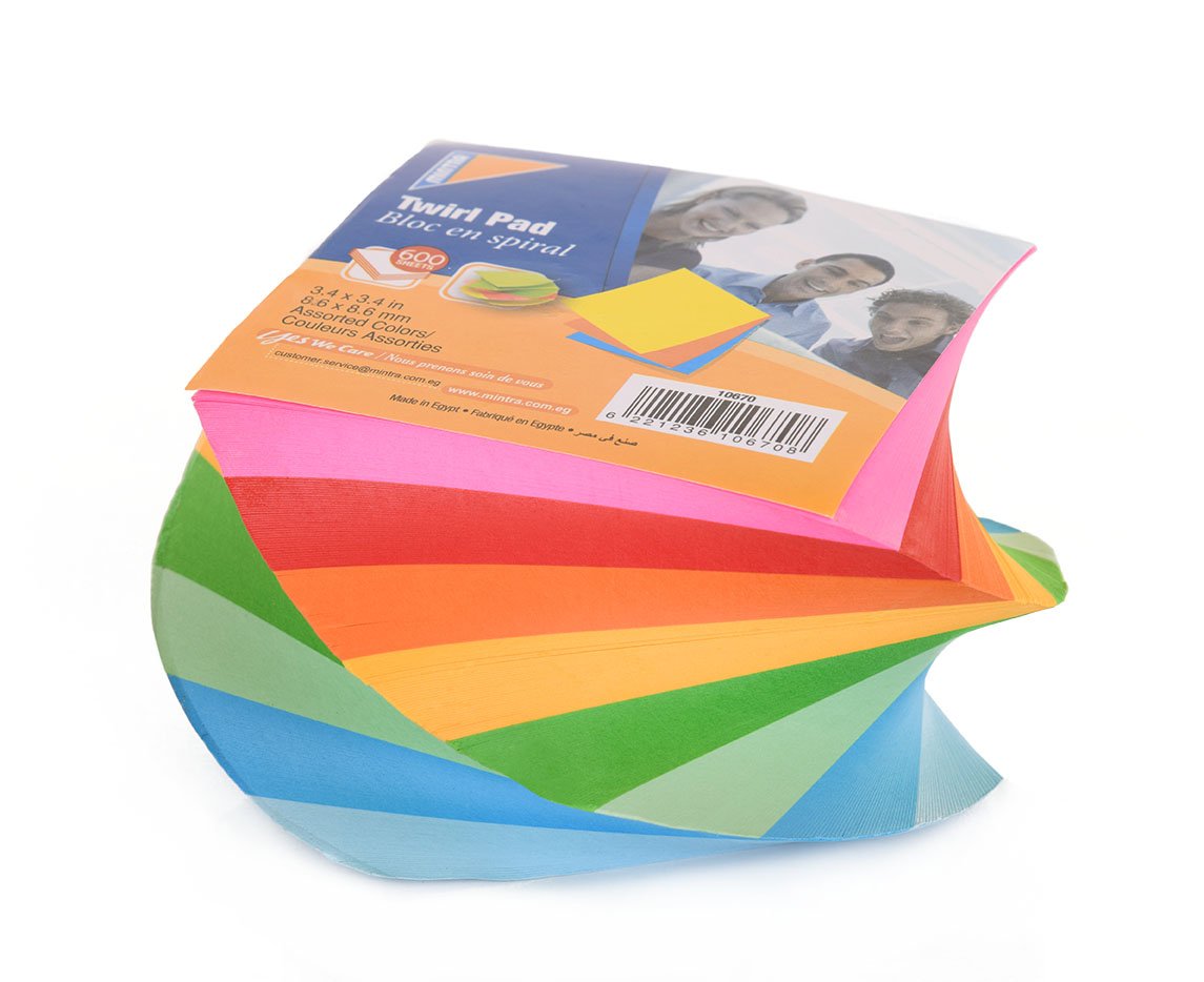 Blocs-mémo tournant 600 Feuilles - Brillant - Mintra France