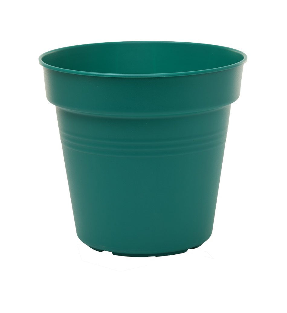 Pots de Jardin Rond avec plat circulaire (19 Cm, Lot de 4)
