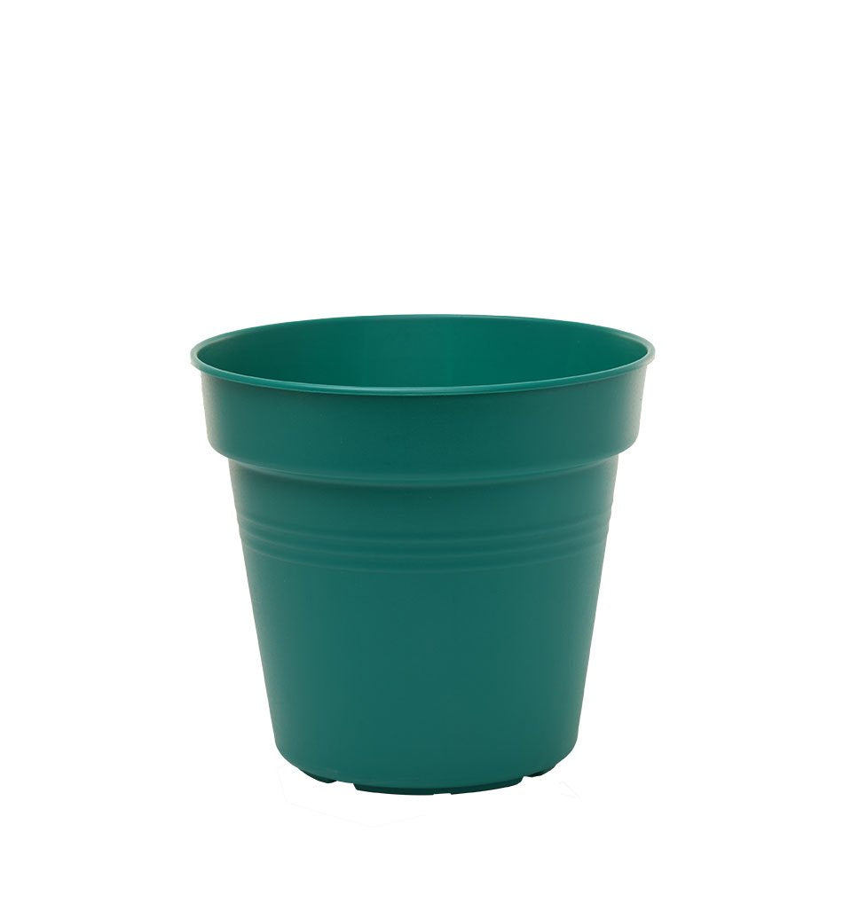 Pots de Jardin Rond avec plat circulaire (17cm, Lot de 4)
