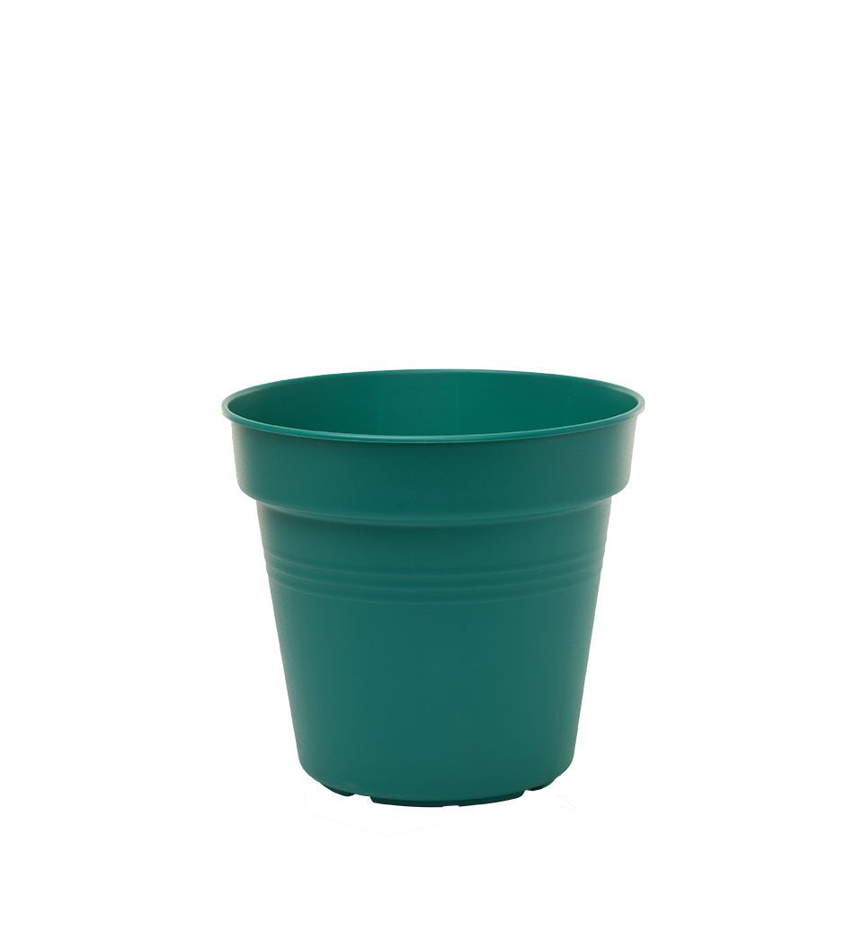 Pots de Jardin Rond avec plat circulaire (13cm, Lot de 4)