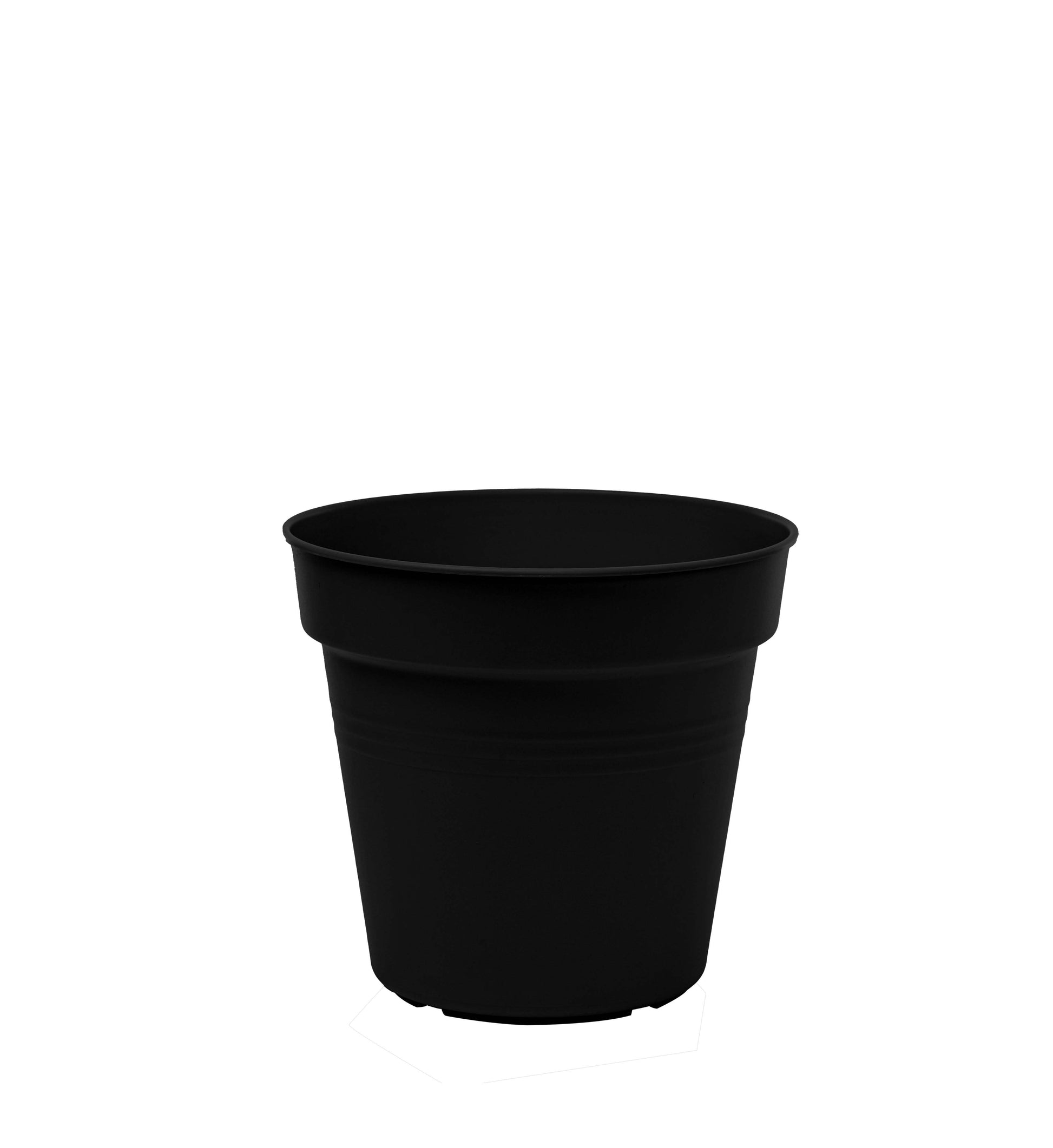 Pots de Jardin Rond avec plat circulaire (13cm, Lot de 4)