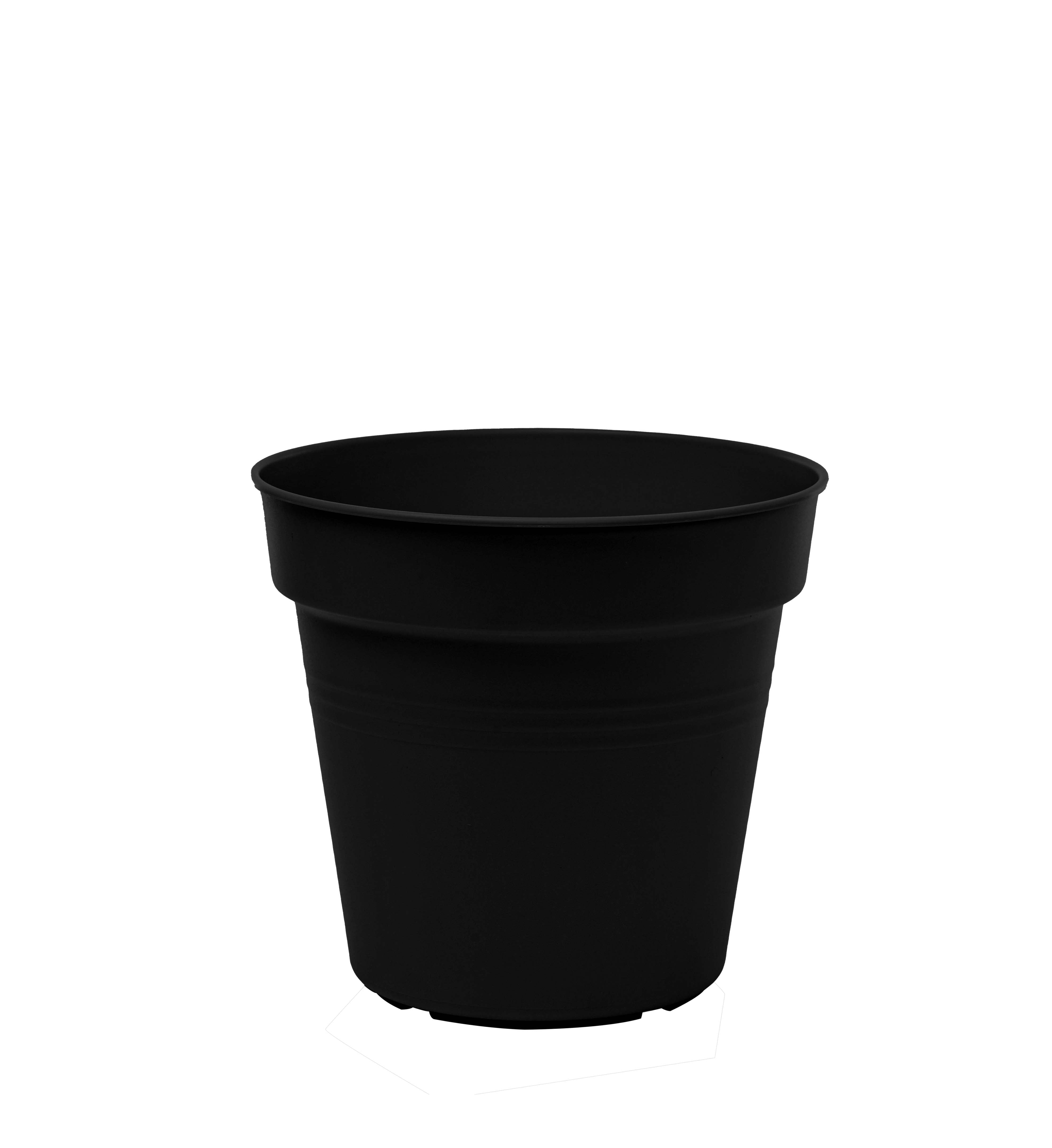 Pots de Jardin Rond avec plat circulaire (15cm, Lot de 4)