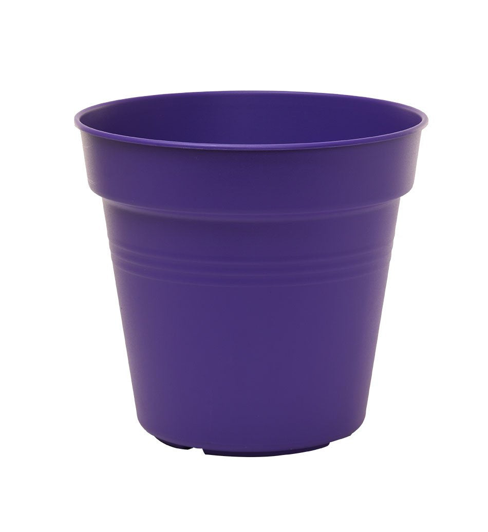 Pots de Jardin Rond avec plat circulaire (19 Cm, Lot de 4)
