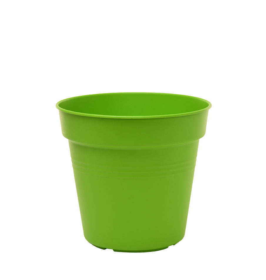 Pots de Jardin Rond avec plat circulaire (15cm, Lot de 4)