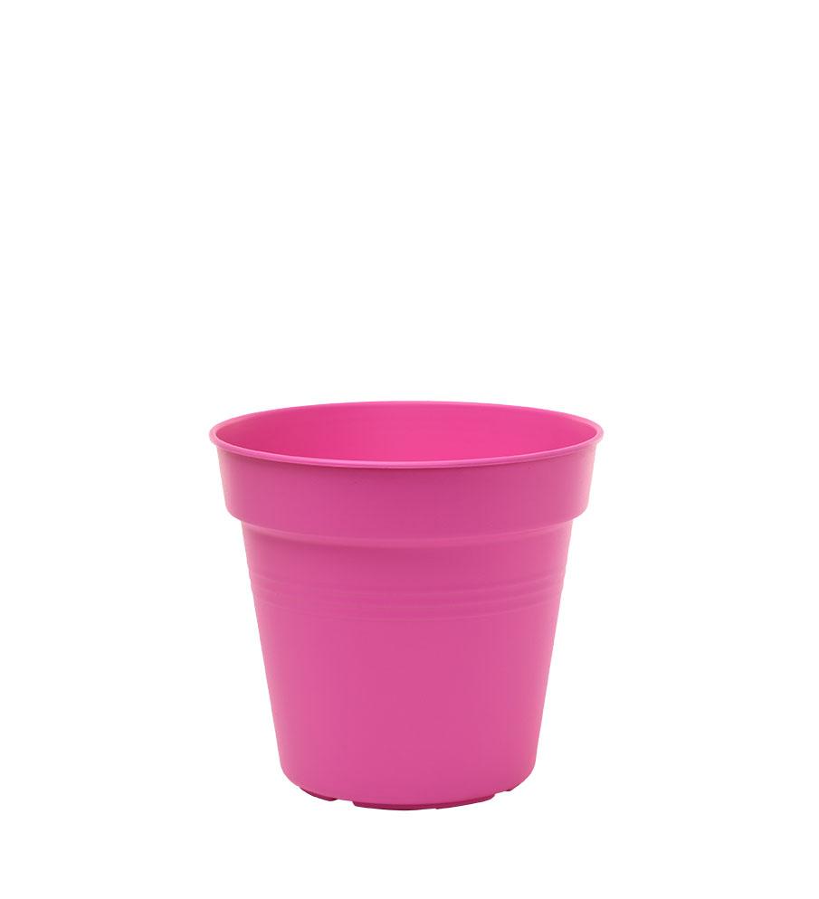 Pots de Jardin Rond avec plat circulaire (11cm, Lot de 4)