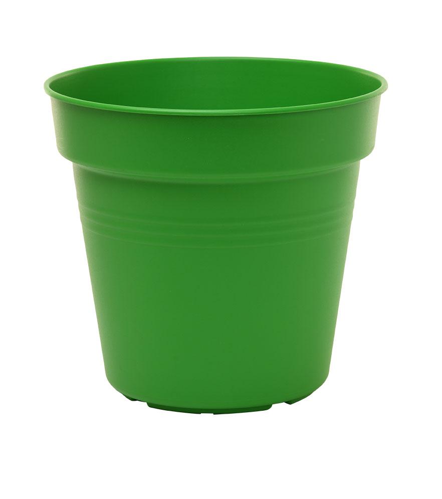 Pots de Jardin Rond avec plat circulaire (19 Cm, Lot de 4)