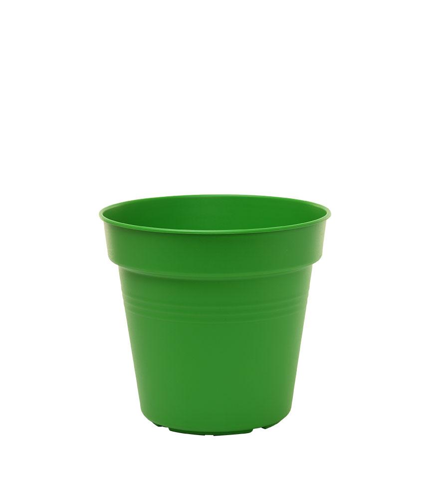 Pots de Jardin Rond avec plat circulaire (13cm, Lot de 4)