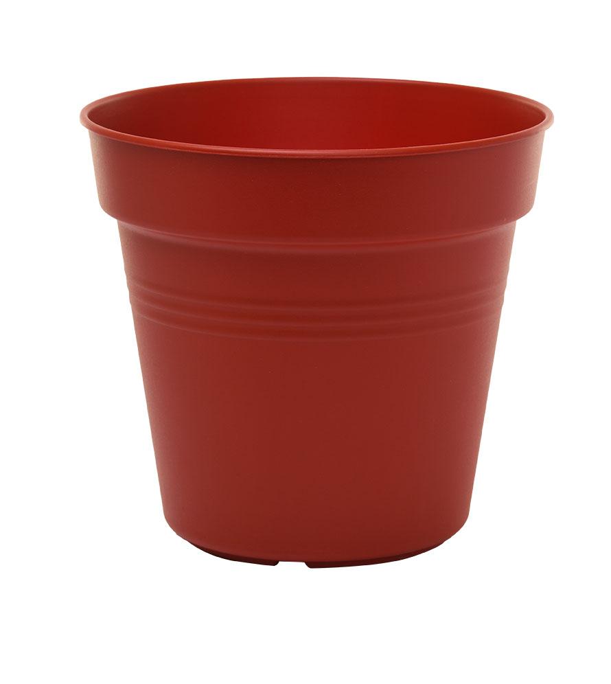 Pots de Jardin Rond avec plat circulaire (19 Cm, Lot de 4)