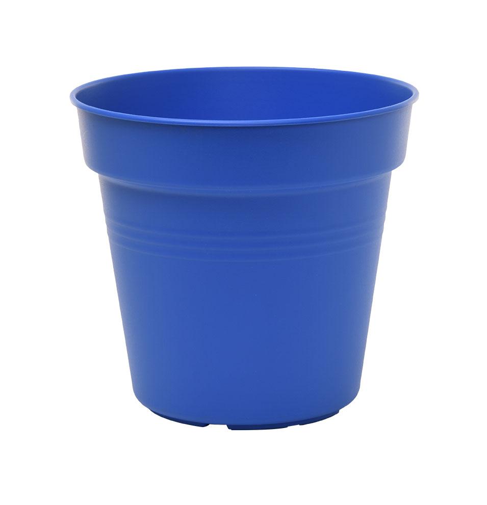 Pots de Jardin Rond avec plat circulaire (19 Cm, Lot de 4)