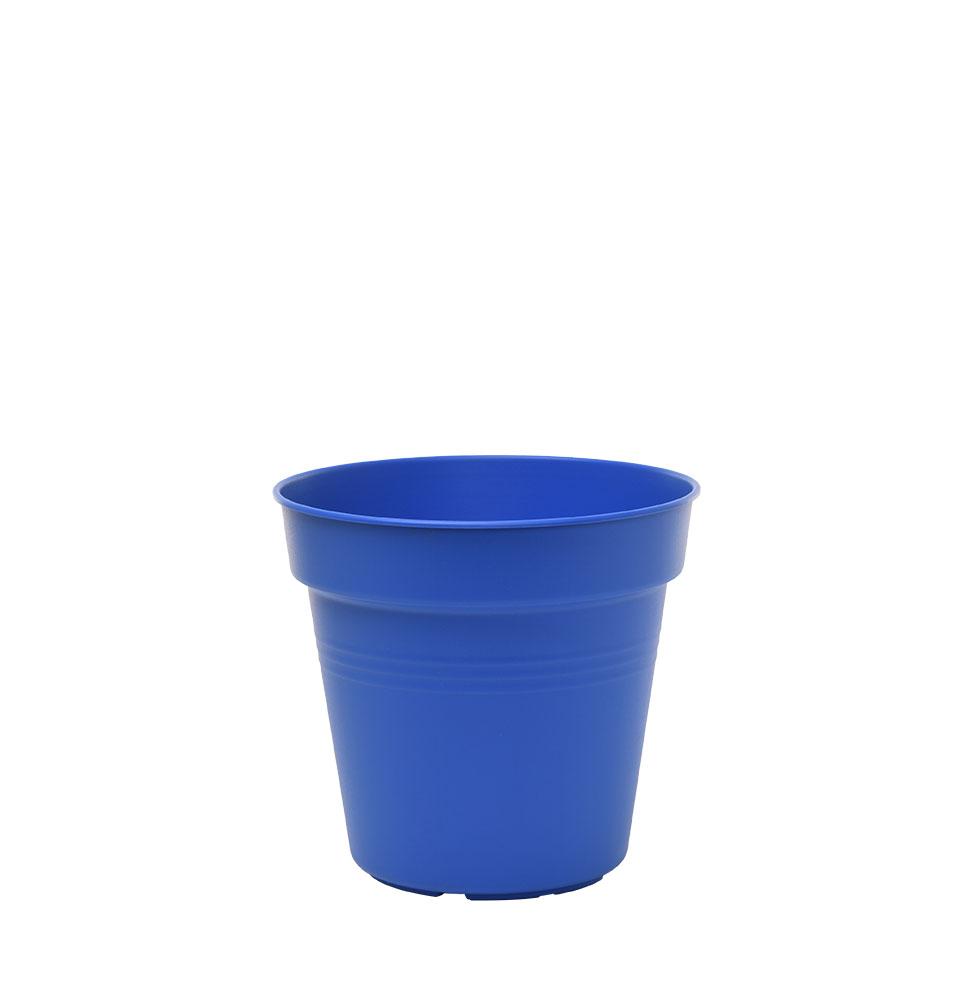Pots de Jardin Rond avec plat circulaire (11cm, Lot de 4)