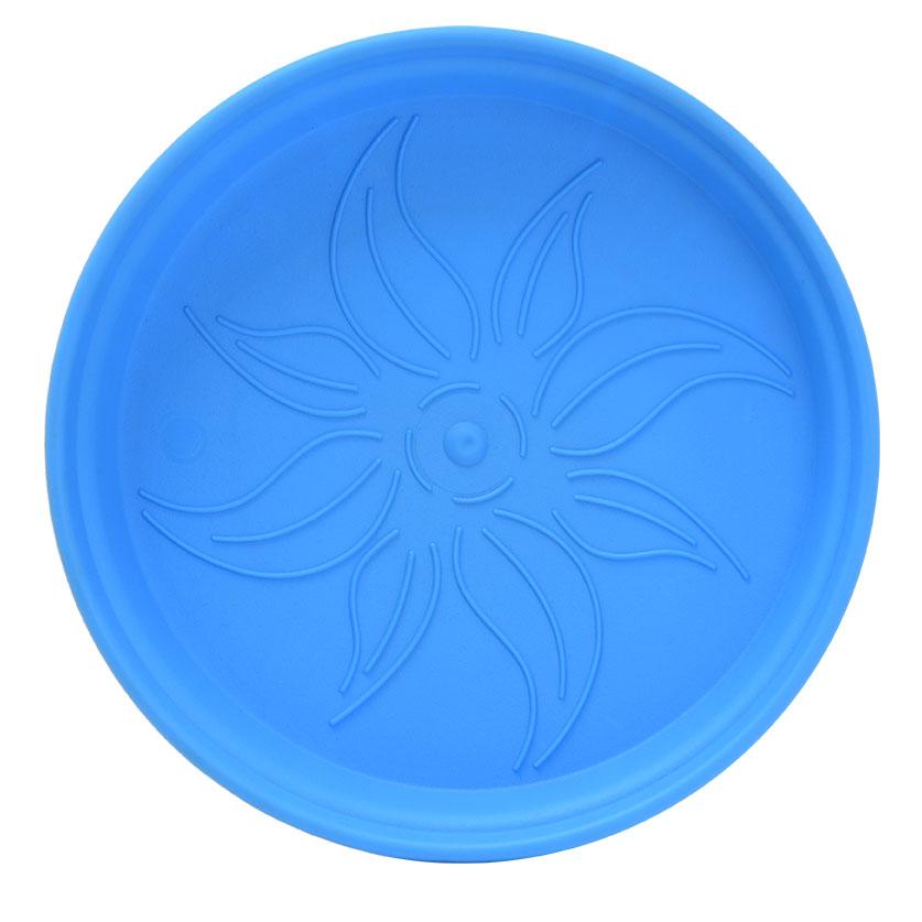 Pots de Jardin Rond avec plat circulaire (19 Cm, Lot de 4)