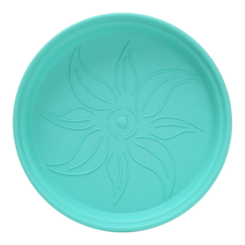 Pots de Jardin Rond avec plat circulaire (17cm, Lot de 4)