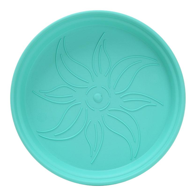 Pots de Jardin Rond avec plat circulaire (13cm, Lot de 4)