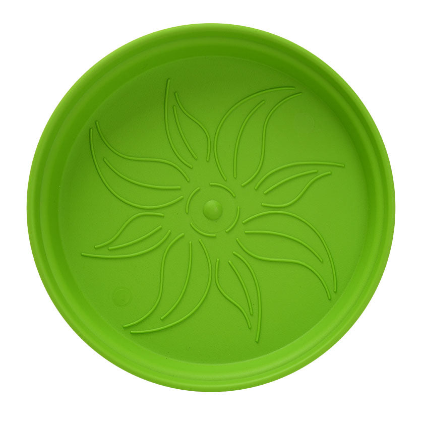 Pots de Jardin Rond avec plat circulaire (17cm, Lot de 4)