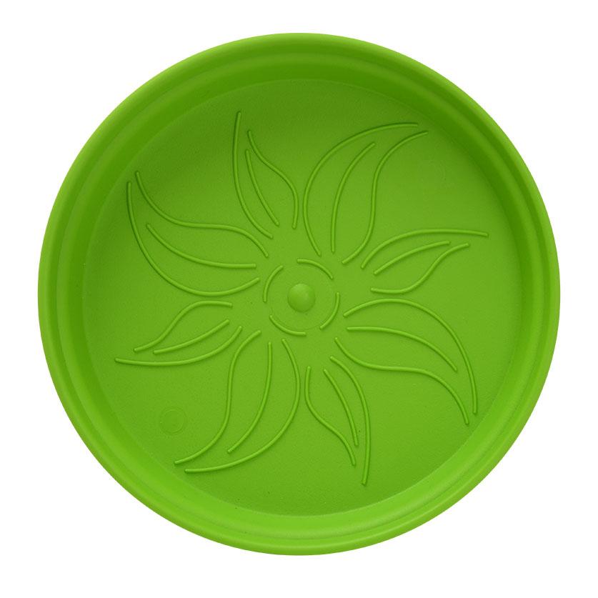 Pots de Jardin Rond avec plat circulaire (13cm, Lot de 4)