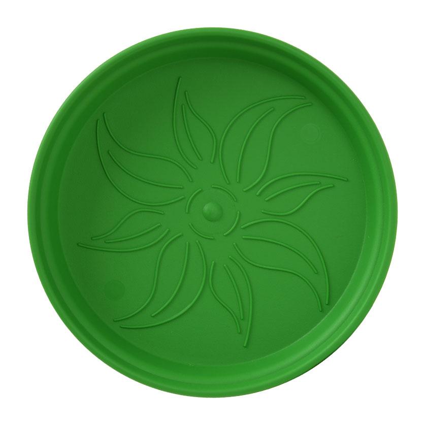 Pots de Jardin Rond avec plat circulaire (13cm, Lot de 4)
