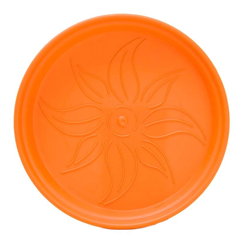 Pots de Jardin Rond avec plat circulaire (13cm, Lot de 4)